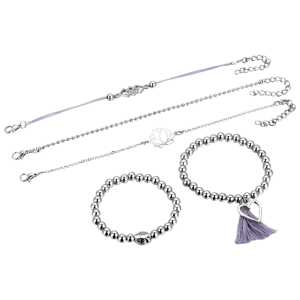 Set: Silver Beads
