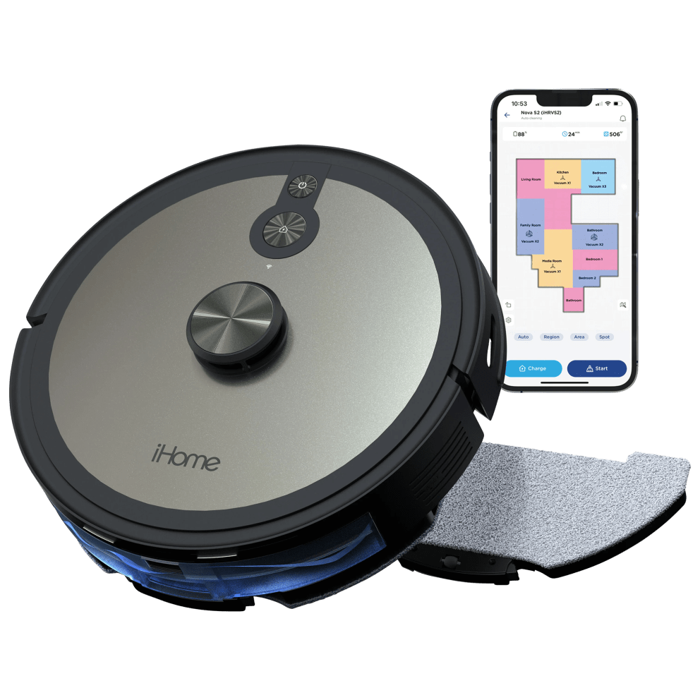 Use the iHome Clean App or connect to Alexa & Google Assistant for effortless control from anywhere