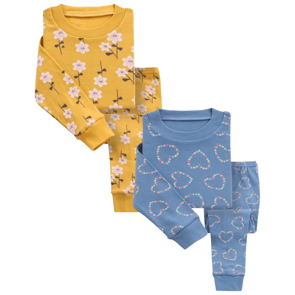 Yellow Flowers/Blue Hearts