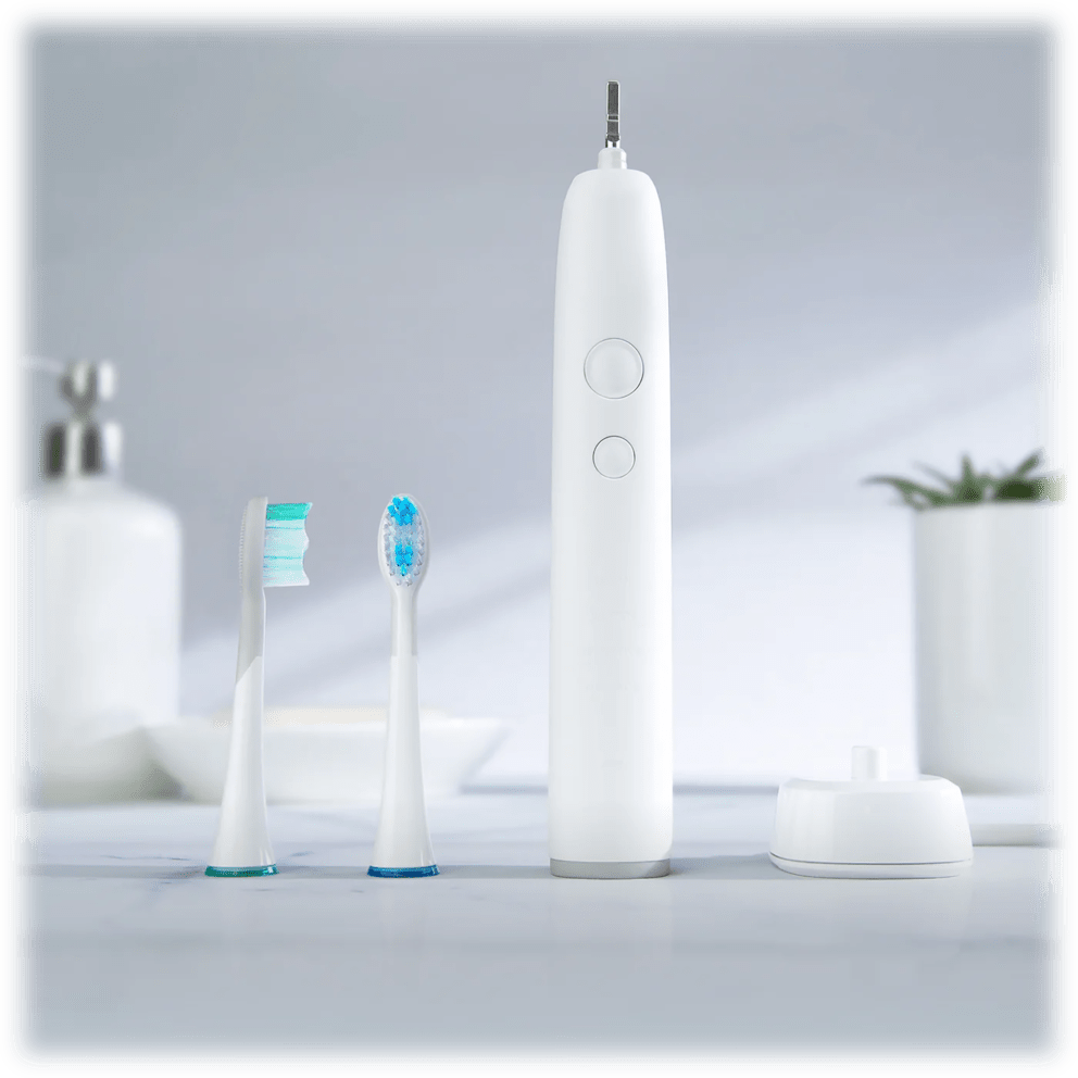 Cleans up to 10x better than manual toothbrushes with up to 80,000 strokes per cycle