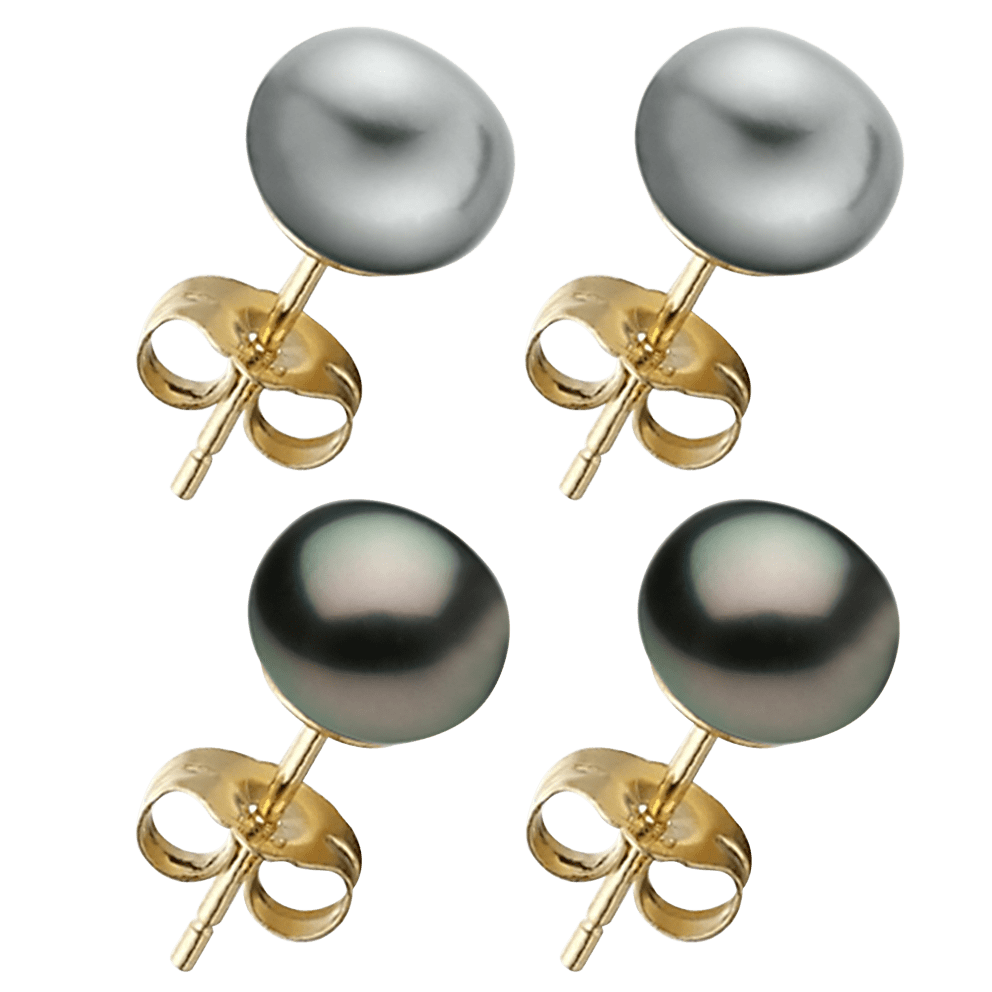 Silver/Gray on Yellow Gold + Black on Yellow Gold