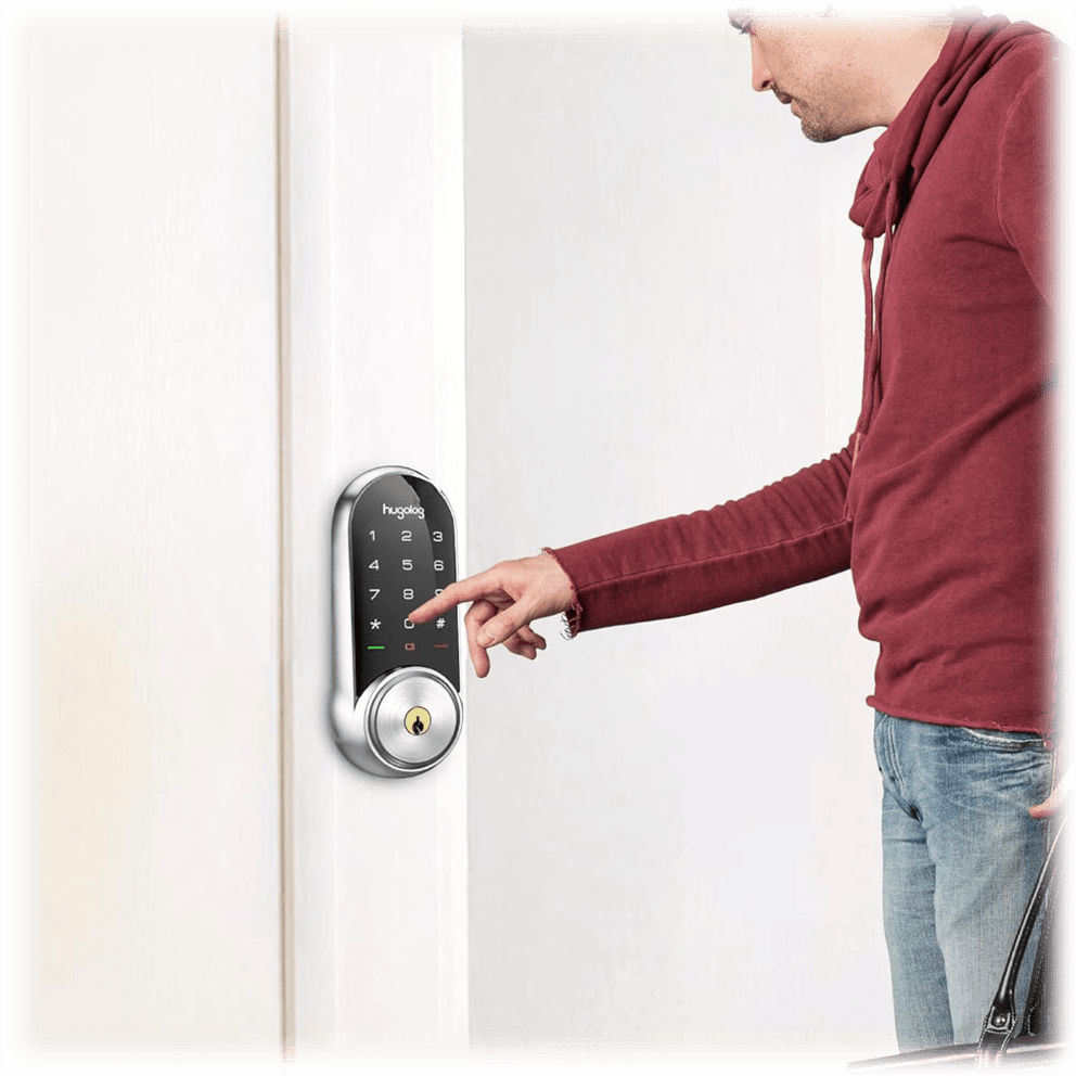Enjoy peace of mind with multiple access methods, including passcode entry & key fob access