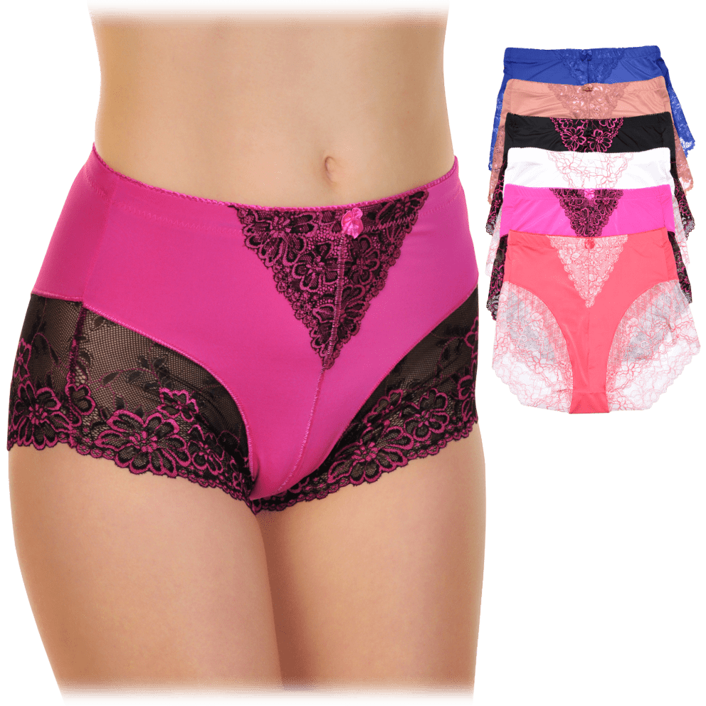 Option 3: Blue, Light Pink, Black, White, Fuchsia, Bright Pink