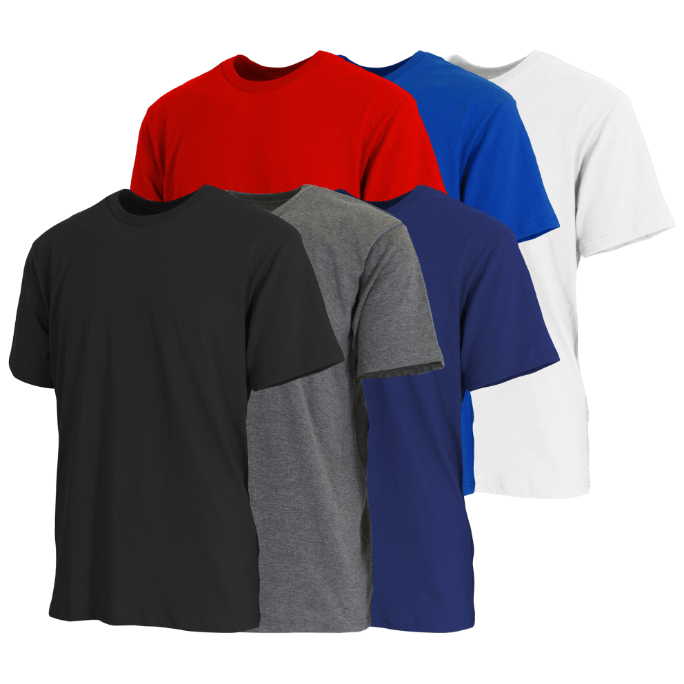 Black, Royal, Charcoal, Red, Navy, White