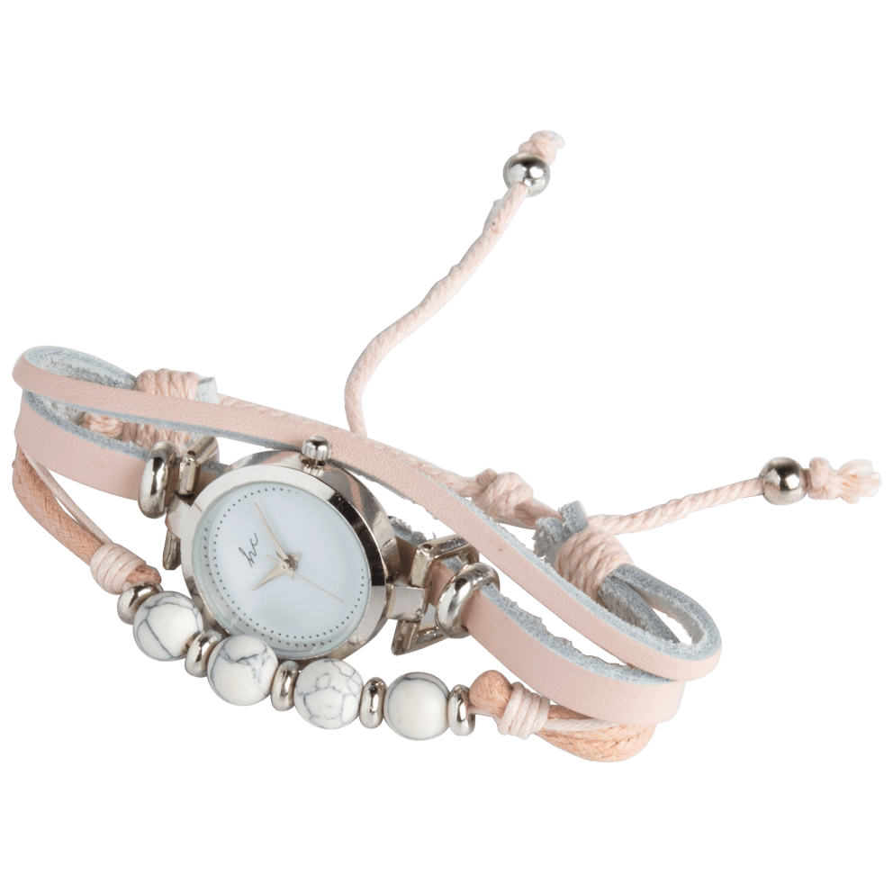 Silver/Nude Pink