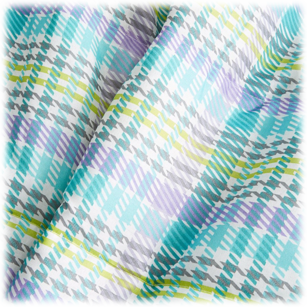 "Campus Plaid" Turquoise