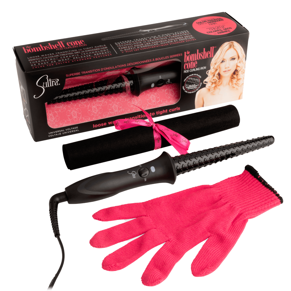 Cone Clipless Hair Curling Rod