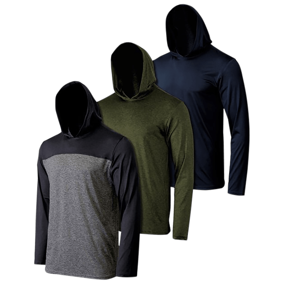 Set 6: Grey & Black, Olive, Navy