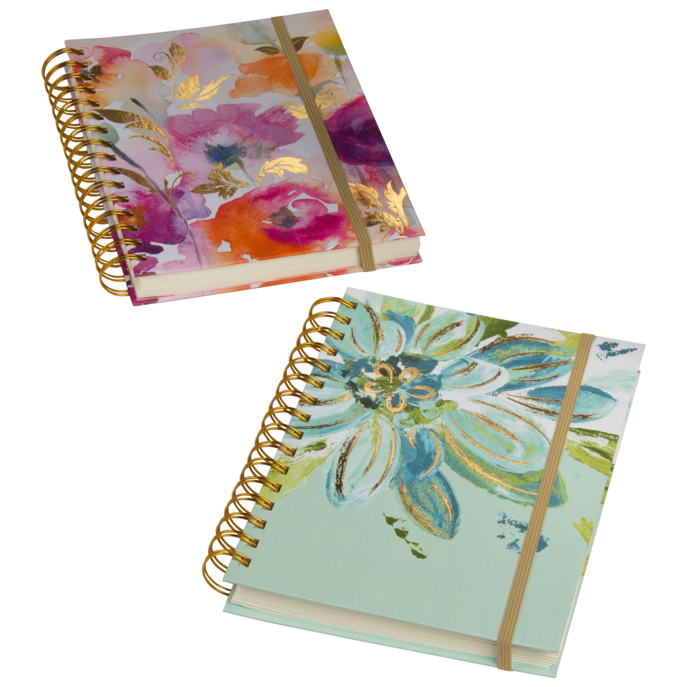 Floral Pink and Blue