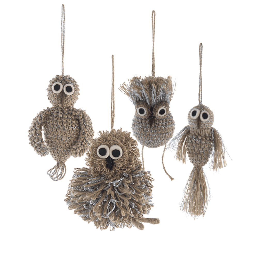4 Caspar Creature Ornaments
