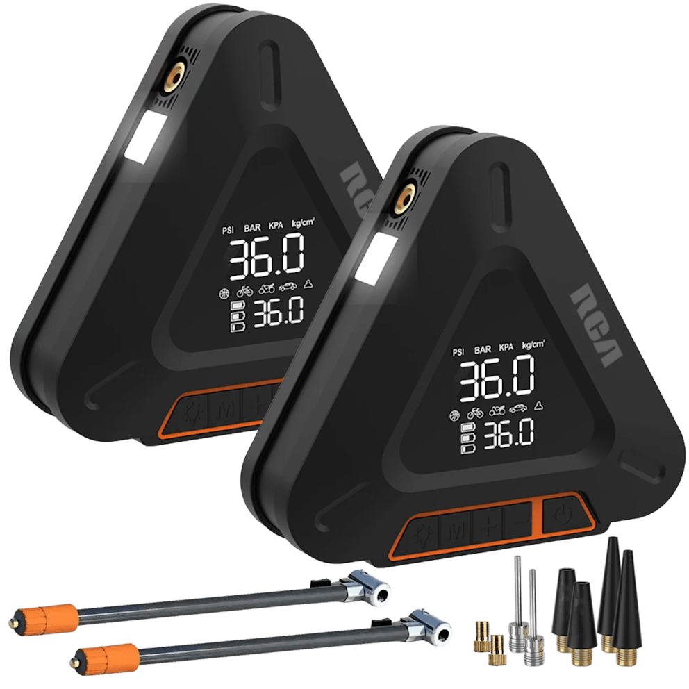 2-Pack Keeps You Equipped for Tire Inflation and Roadside Emergencies