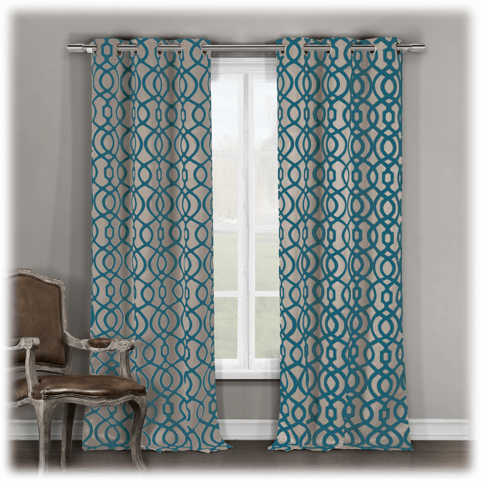 Teal/Taupe