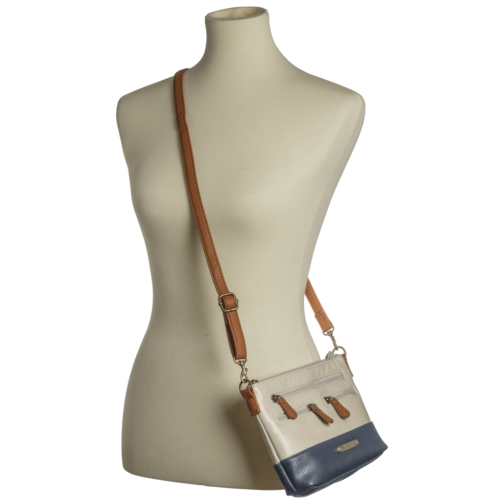 Bone/Navy/Tan