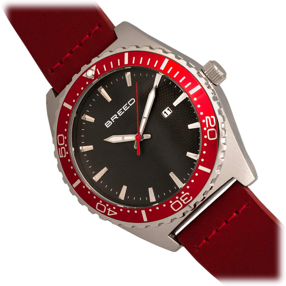 Silver/Red