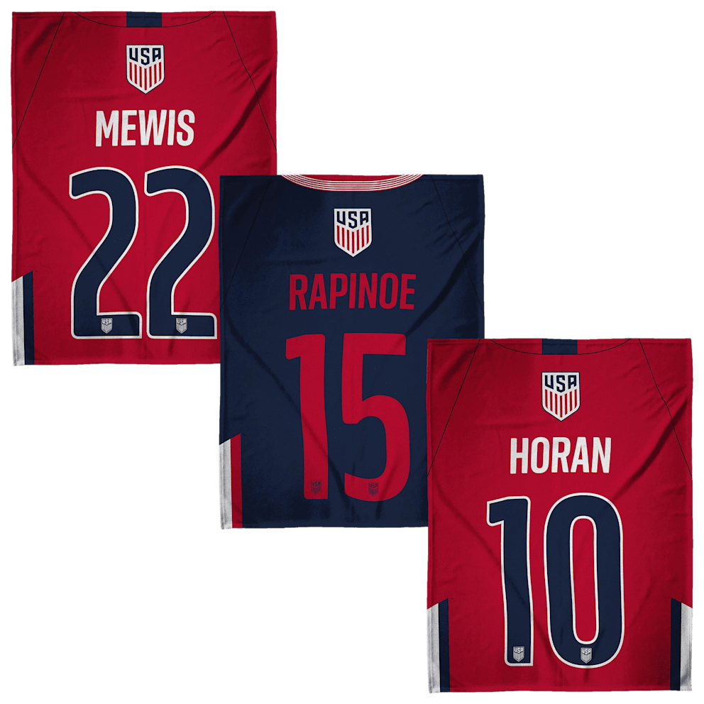 Women's USA Soccer Blankets (3-Pack)