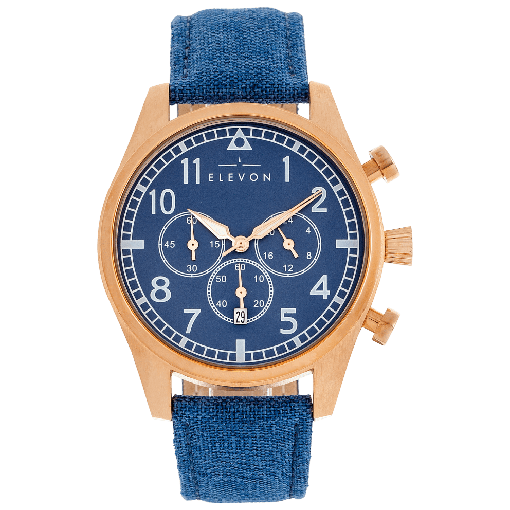 Rose Gold/Blue
