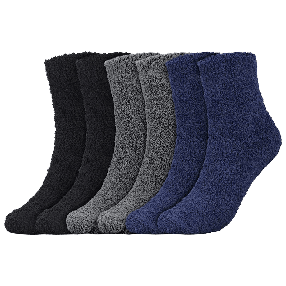 2x Black/2x Grey/ 2x Navy