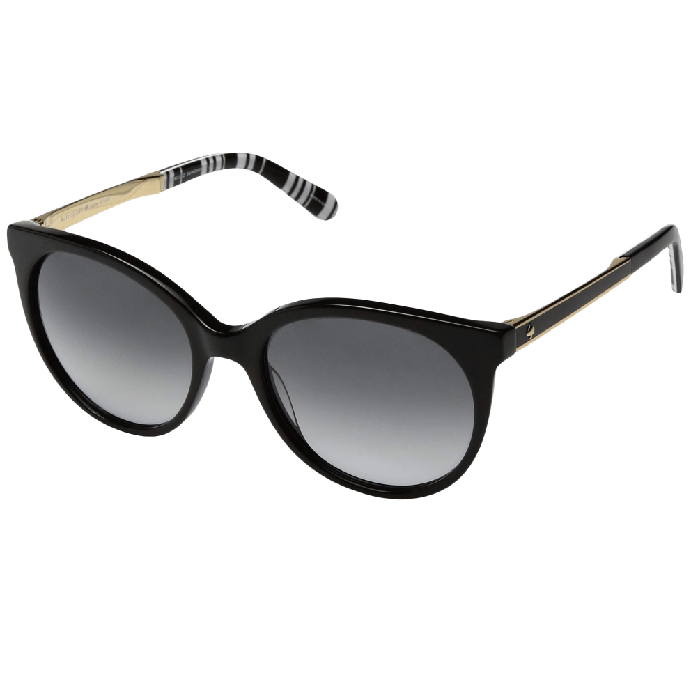 Dark Gray Gradient Lenses, Black Pattern Frames