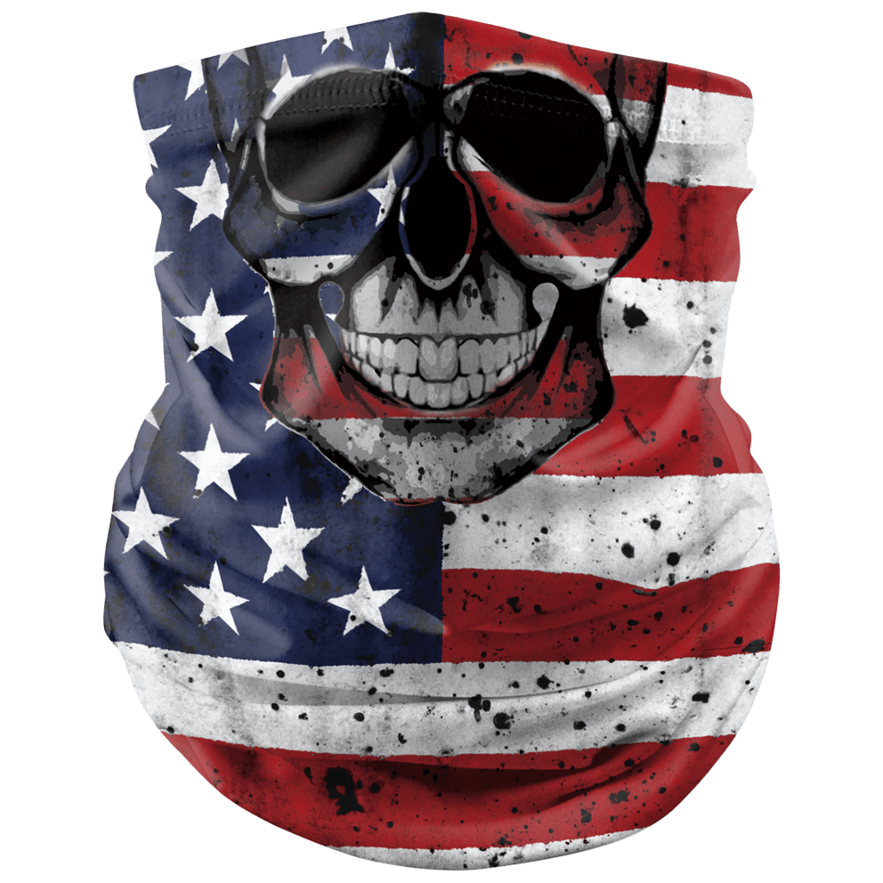 USA Flag Skull