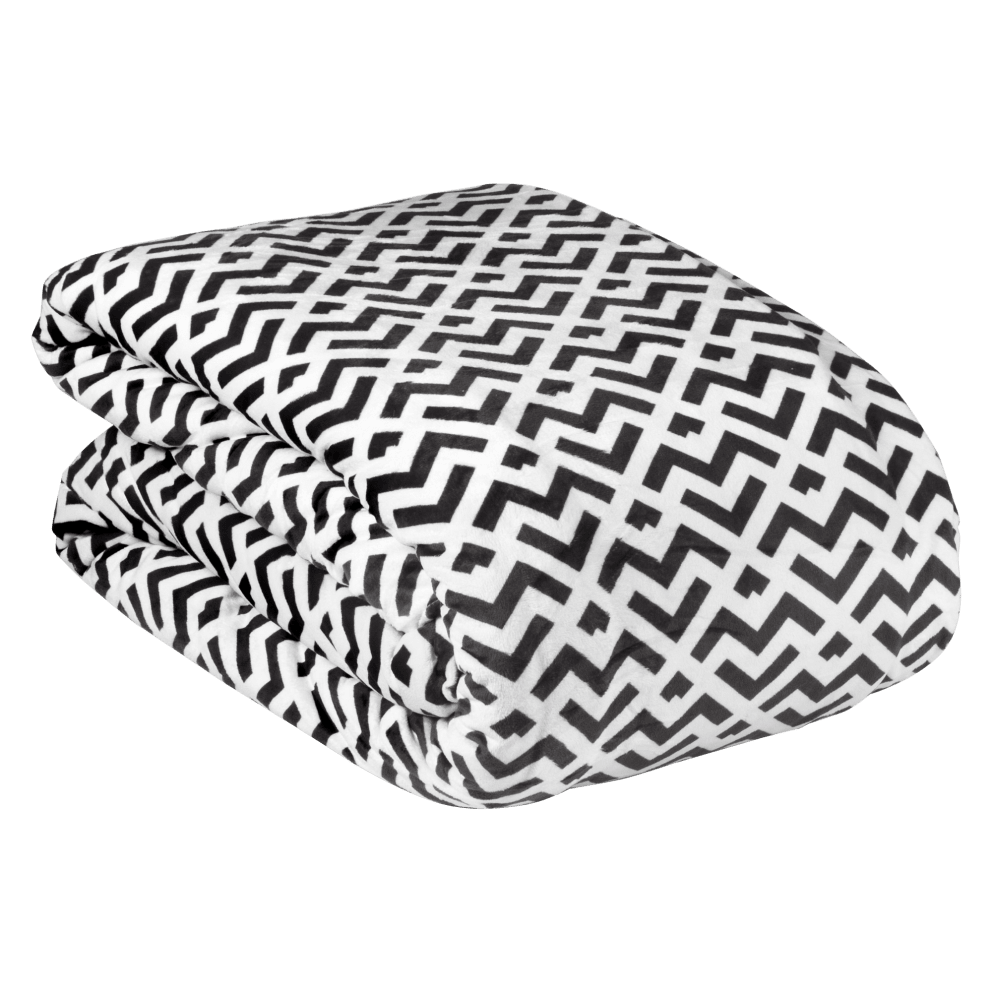 Chevron/Grey Print