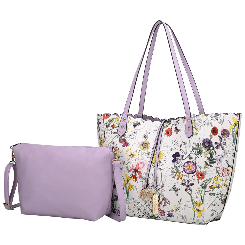 White/Lavender