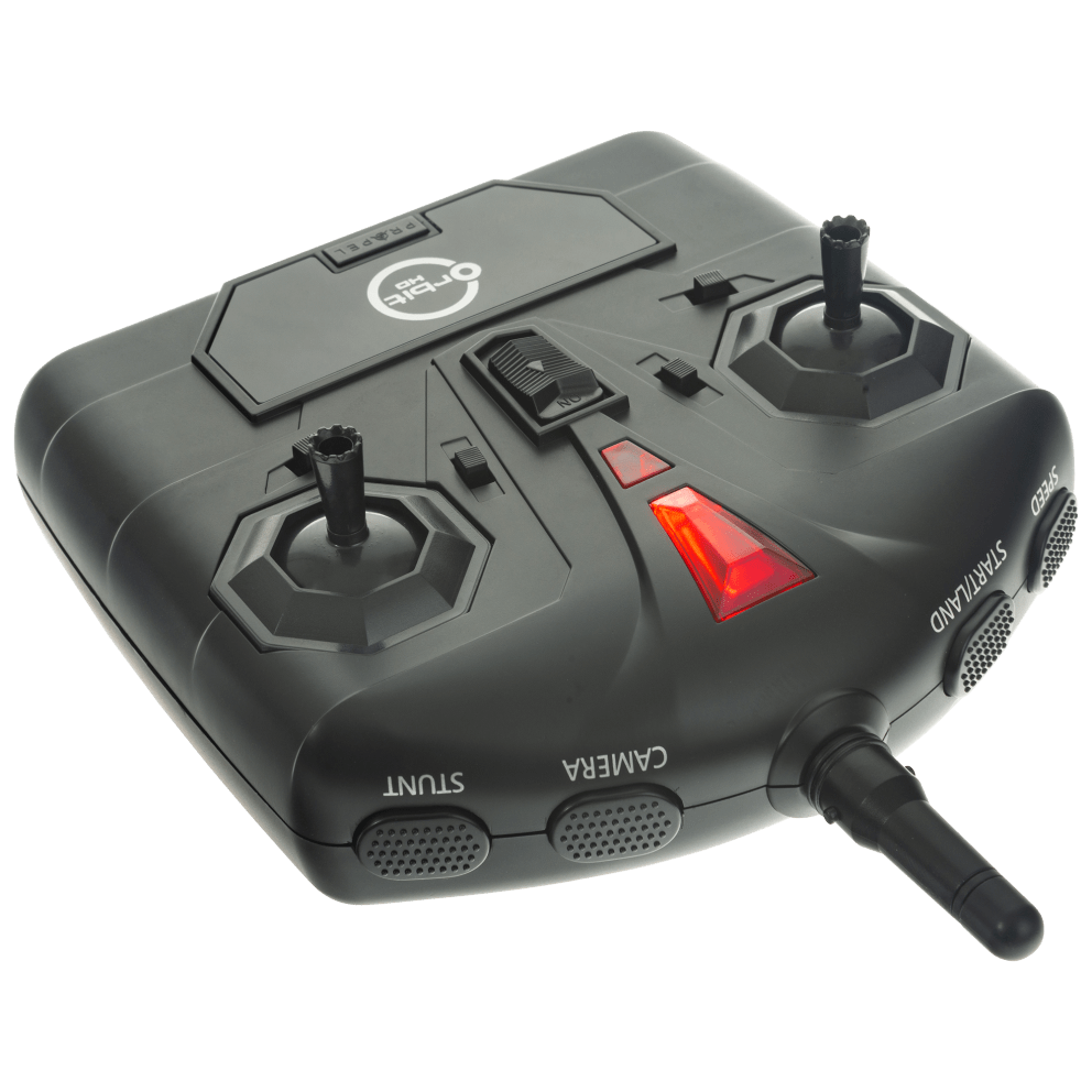 Easy-to-use remote features one-touch buttons for simple take-off and landing or even crazy stunts.