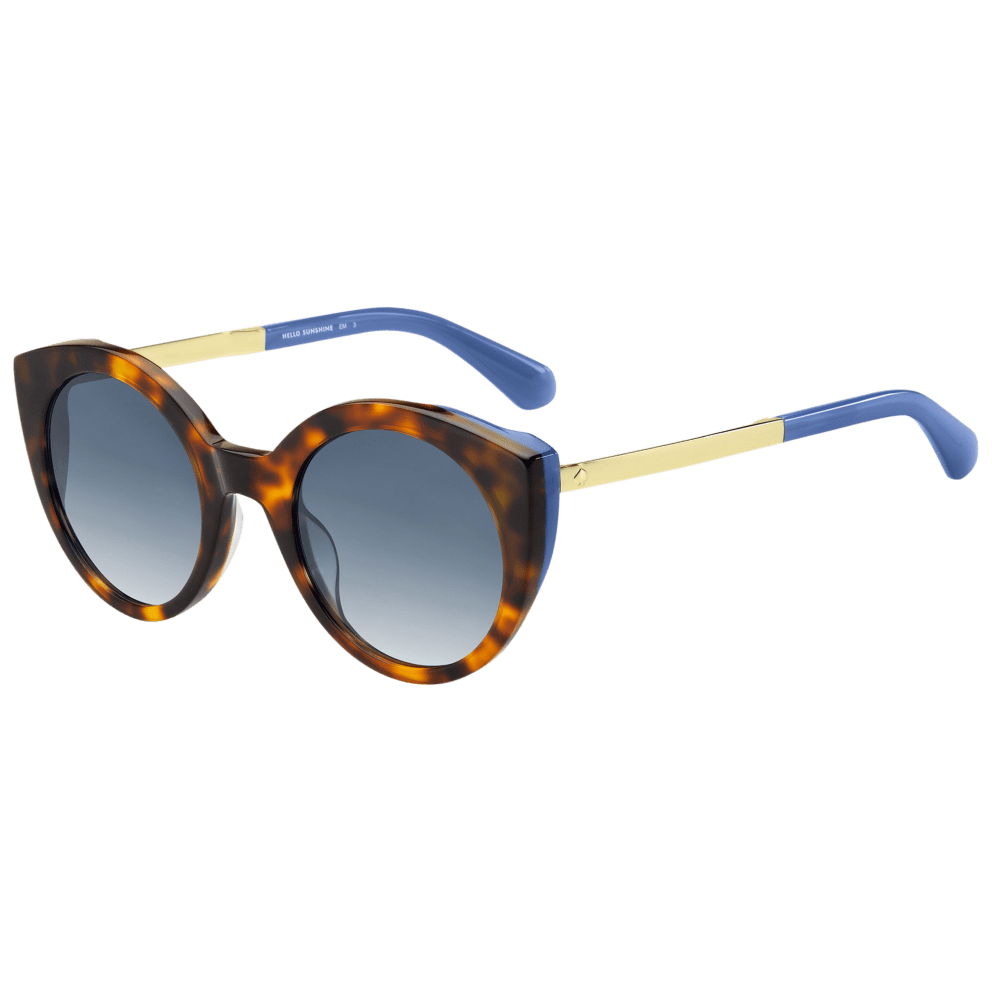 Havana Blue Frames & Dark Blue Gradient Lenses