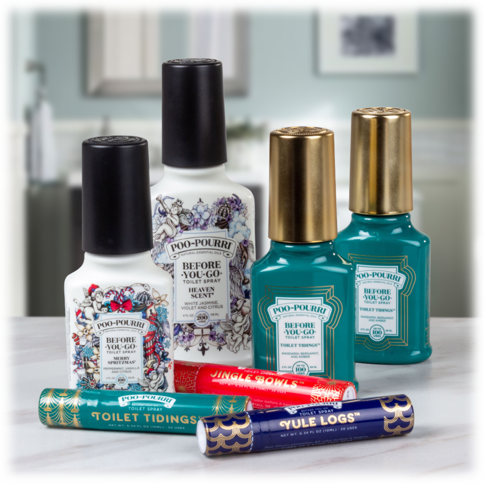 7-Pack: Poo-Pourri Holiday Home & Away Set