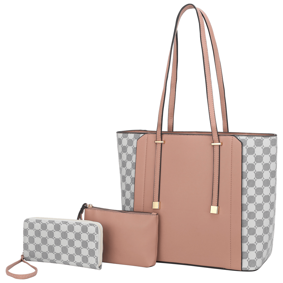 Mauve/White