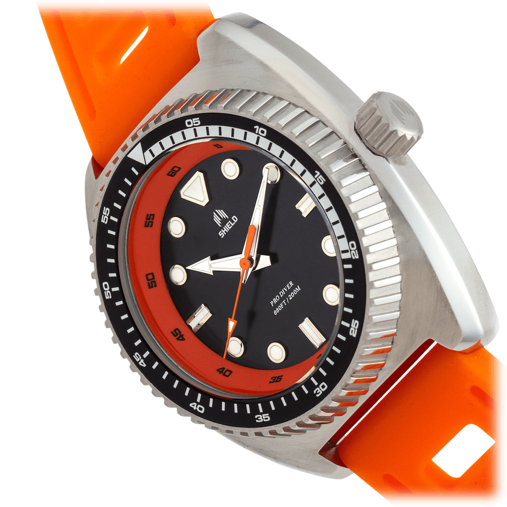 Silver/Orange