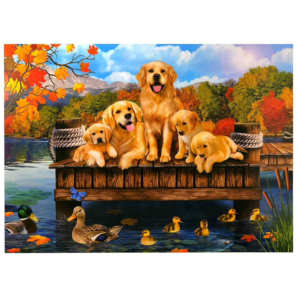 Dogs On The Dock (1000 piece)