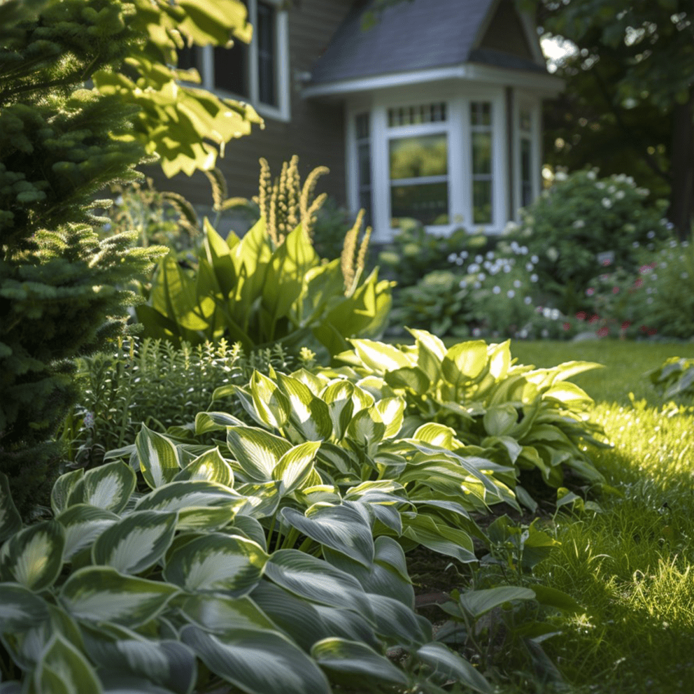 Fire and Ice Hosta
