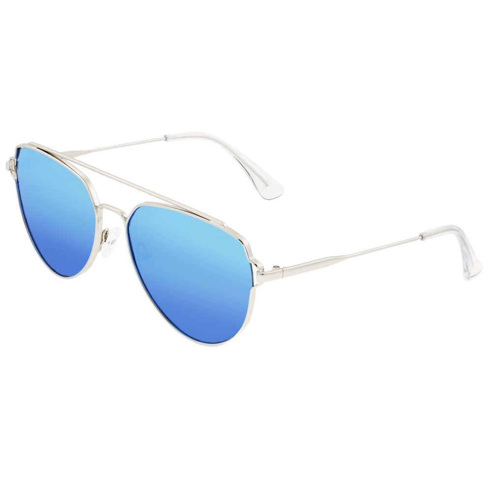 Silver/Blue