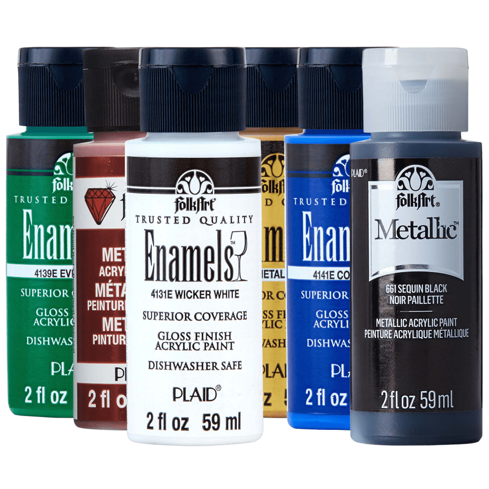 FolkArt paints in Gloss/Metallic