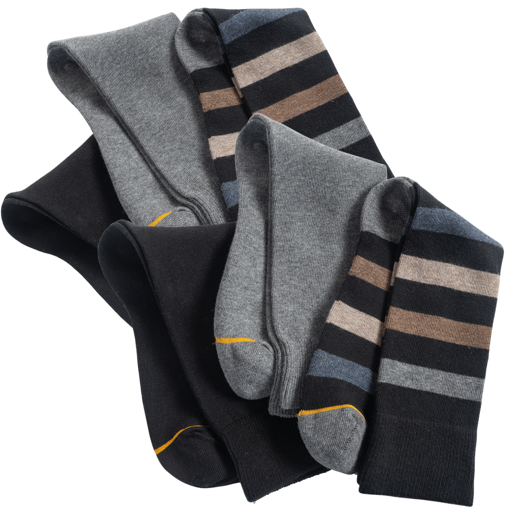 Includes 6 Pairs (or two 3-Packs)