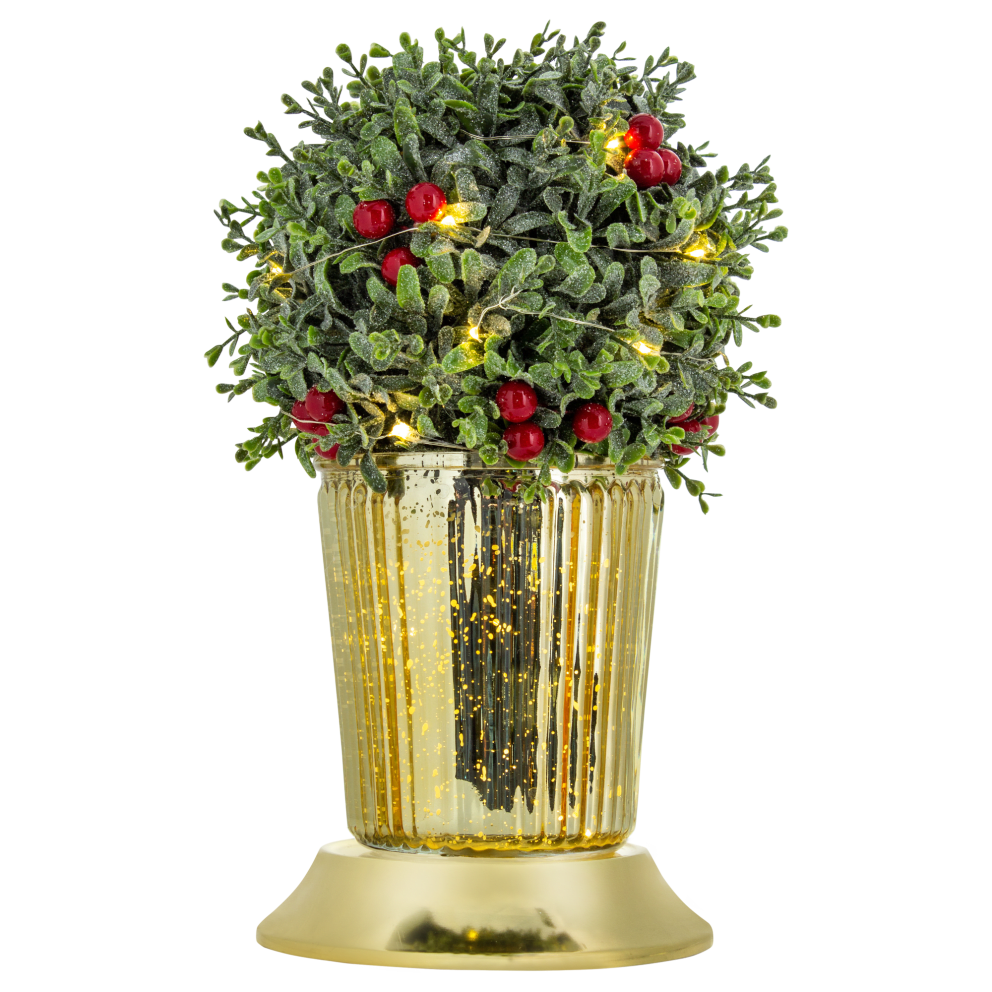 With Red Berries