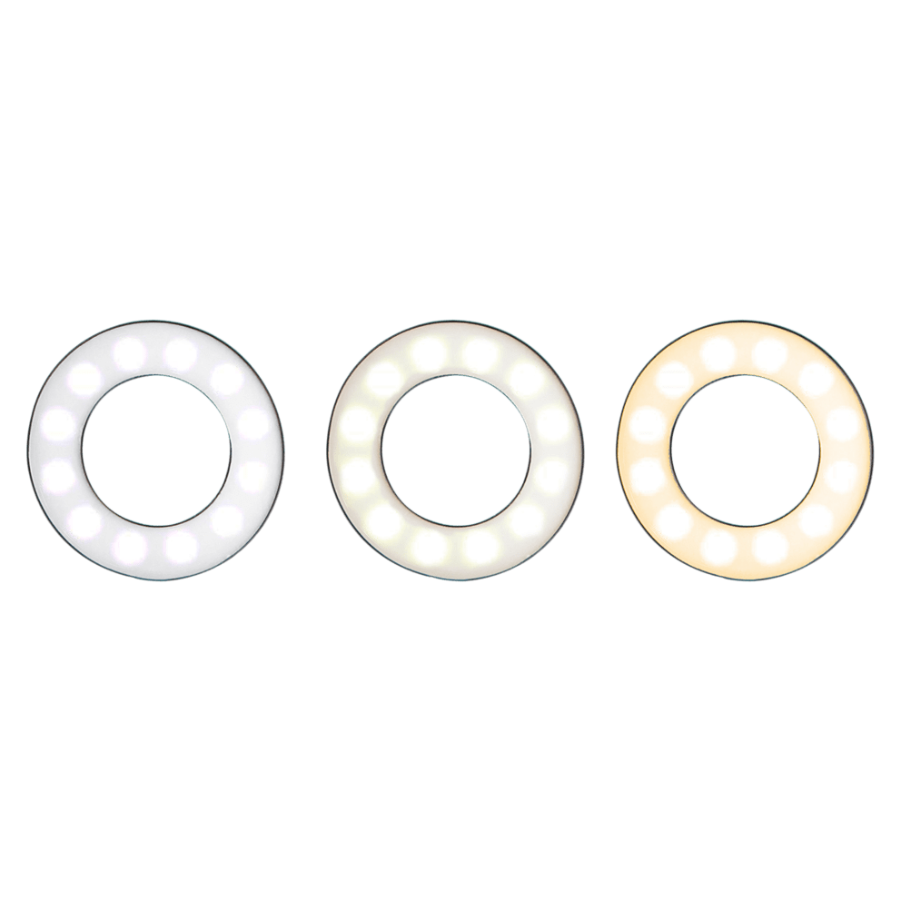 3 distinct lighting options: White, Warm White, and Warm Yellow