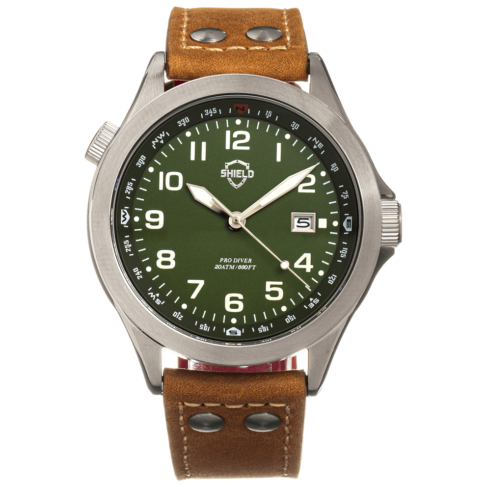 Silver/Green