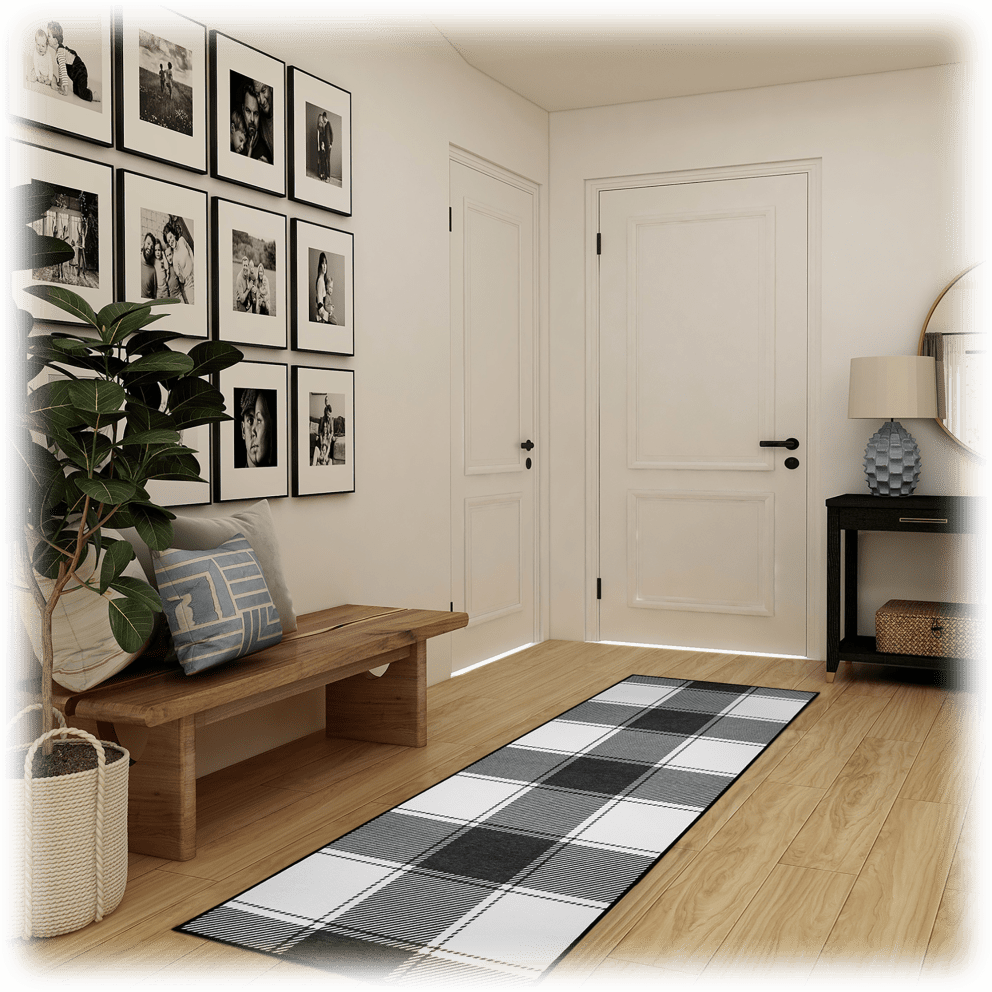 Buffalo Plaid Black And White