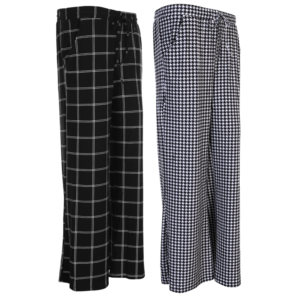 Black Checker & Houndstooth