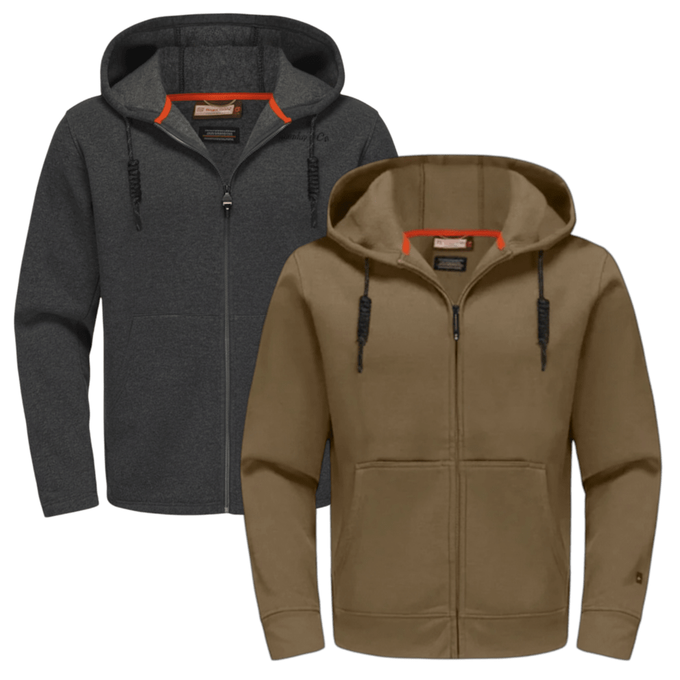 Bark & Medium Grey Heather