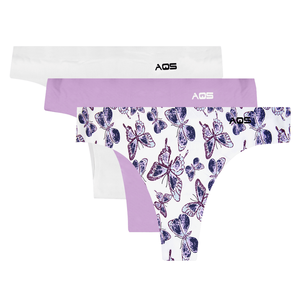 Butterfly/Purple/White