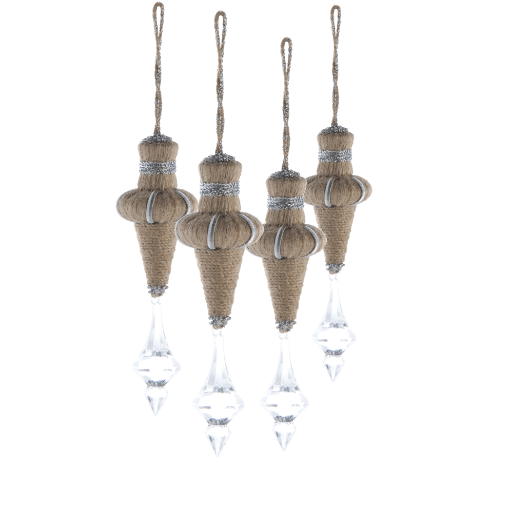 4 Caspar Tassel Ornaments