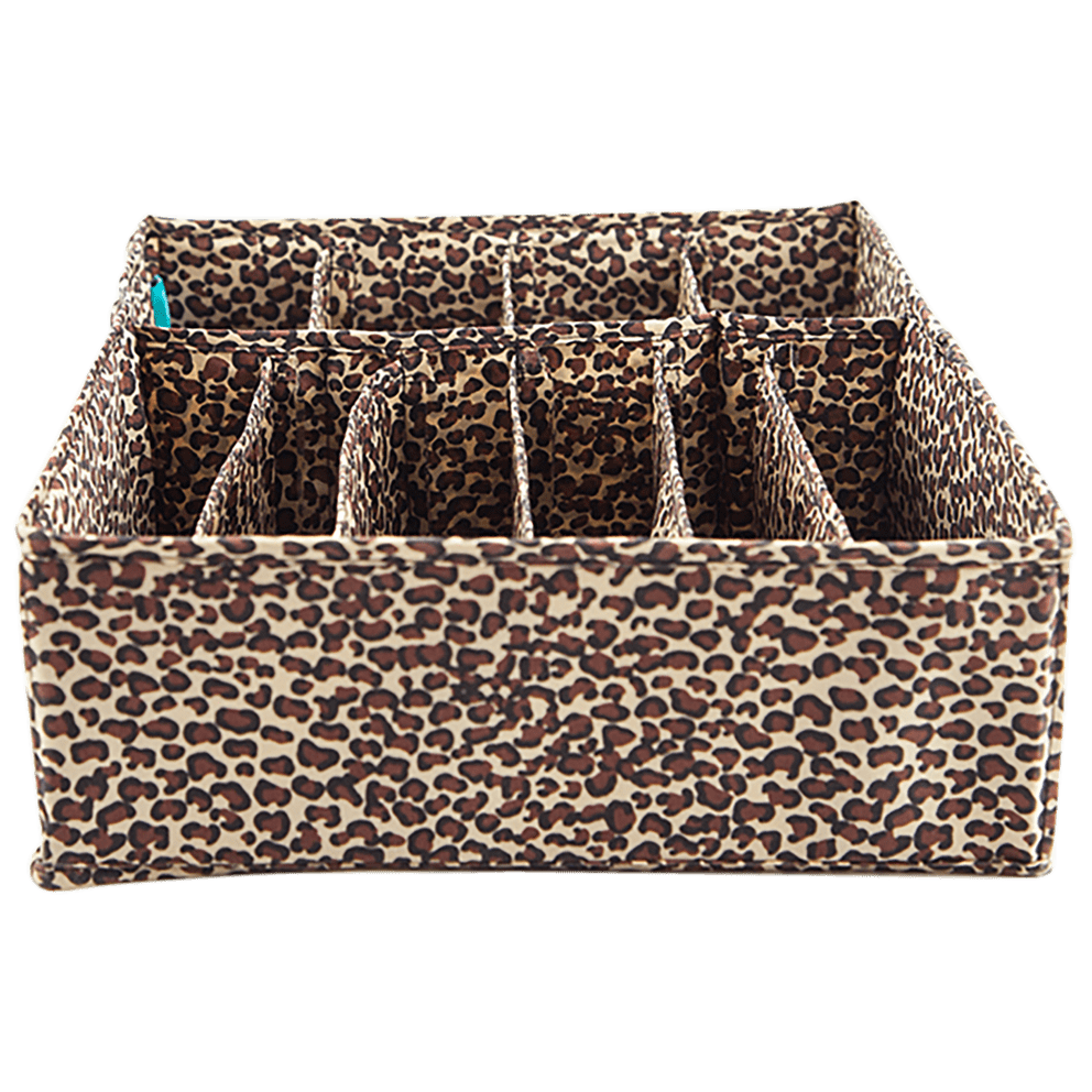 Belt, Scarves and Legging Organizer: Black Leopard