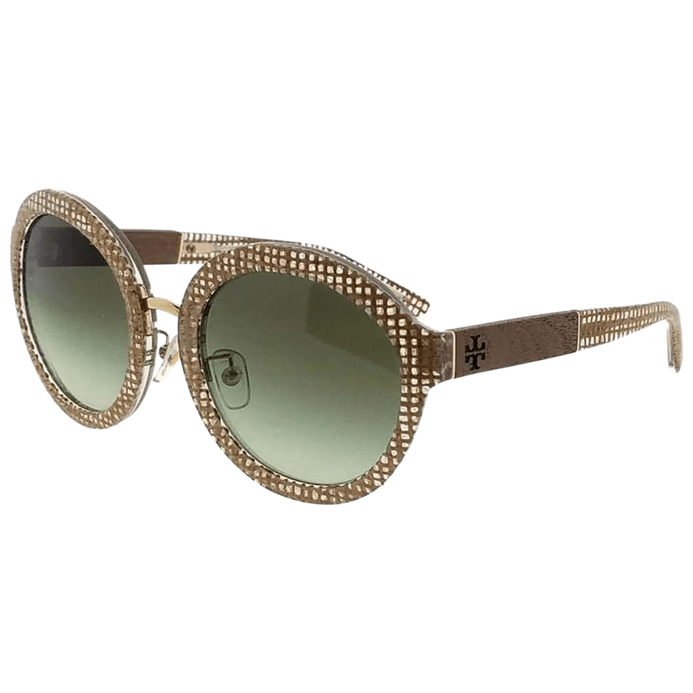 Crystal Raffia Frames / Grey Gradient Lenses