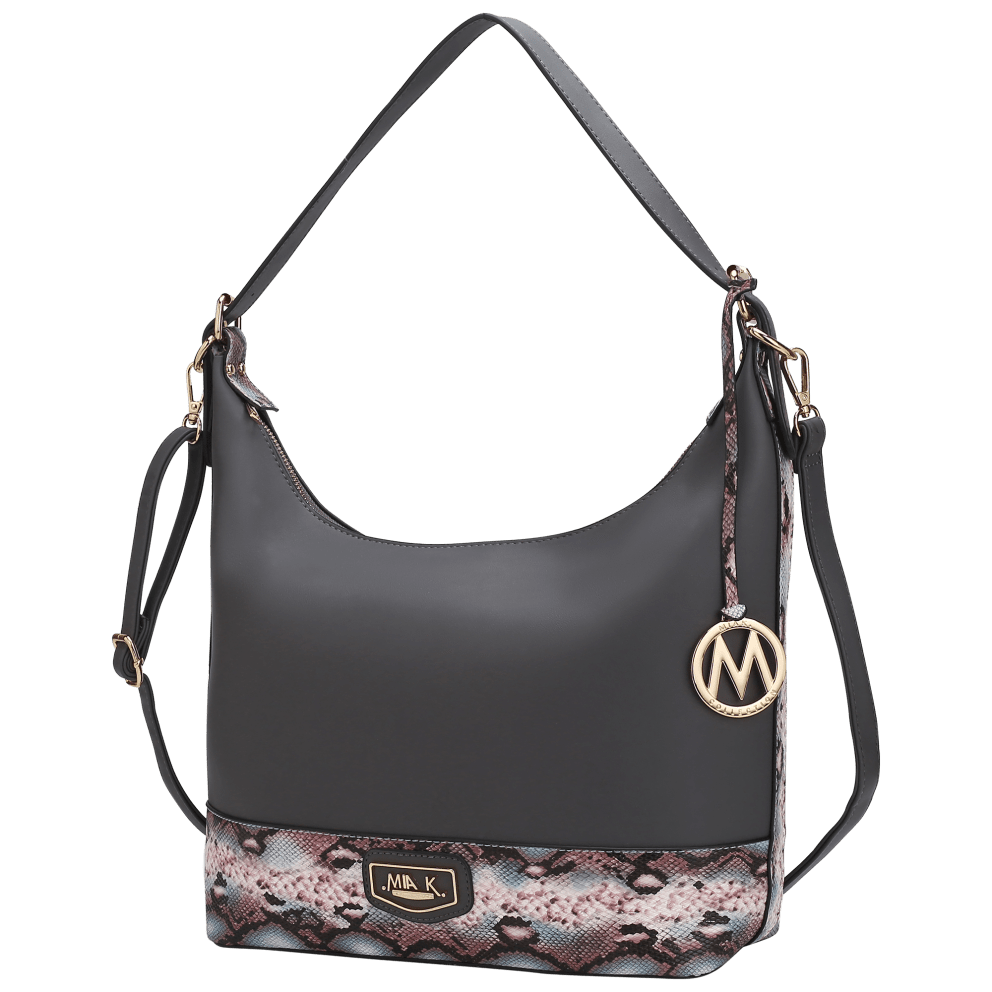 Charcoal/Mauve