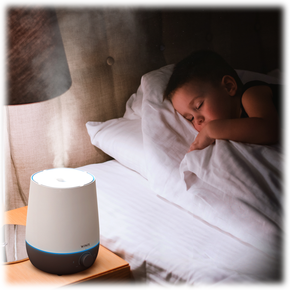 Whisper-quiet operation, providing a restful atmosphere while you sleep