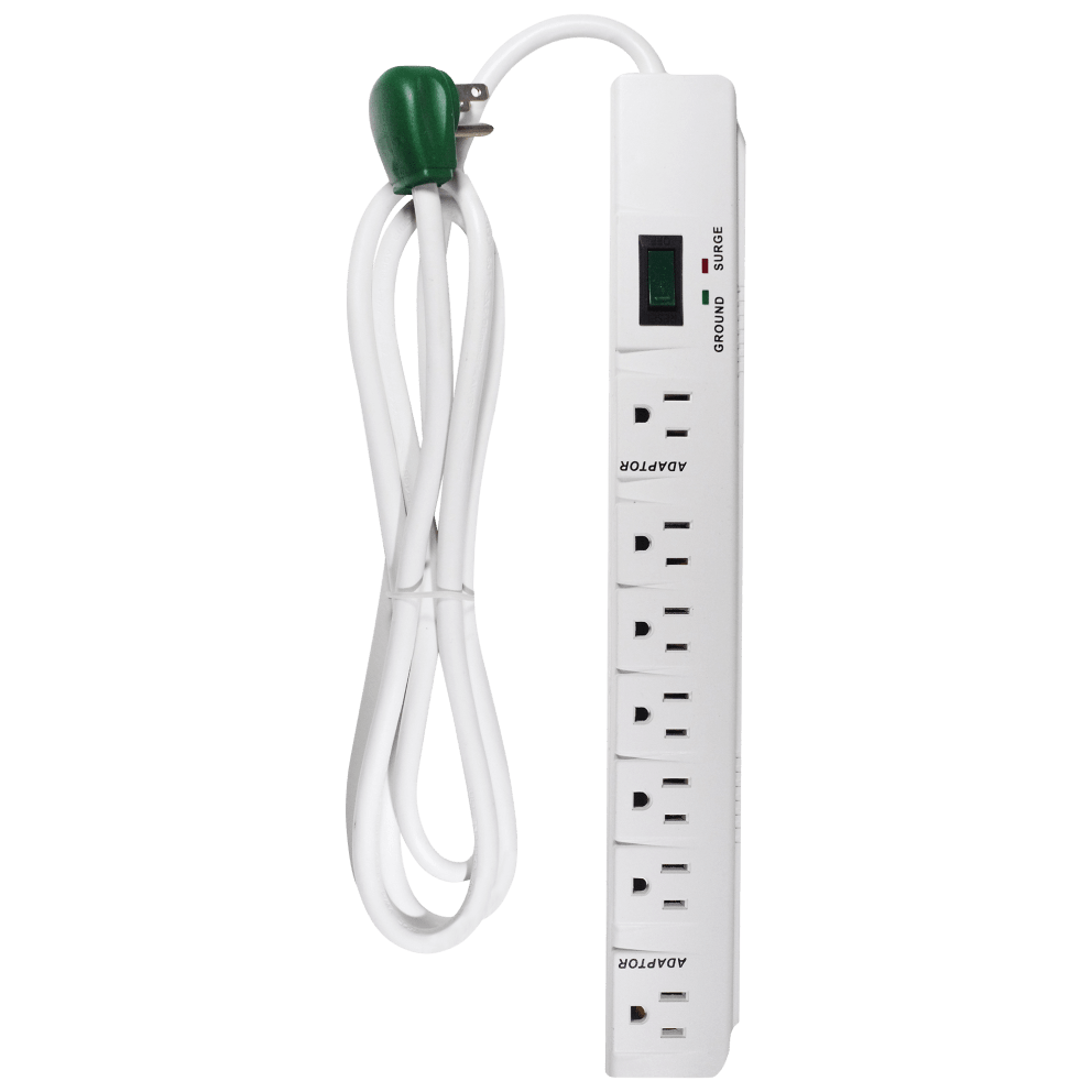 7 Outlet 1200 Joules Surge Power Strip