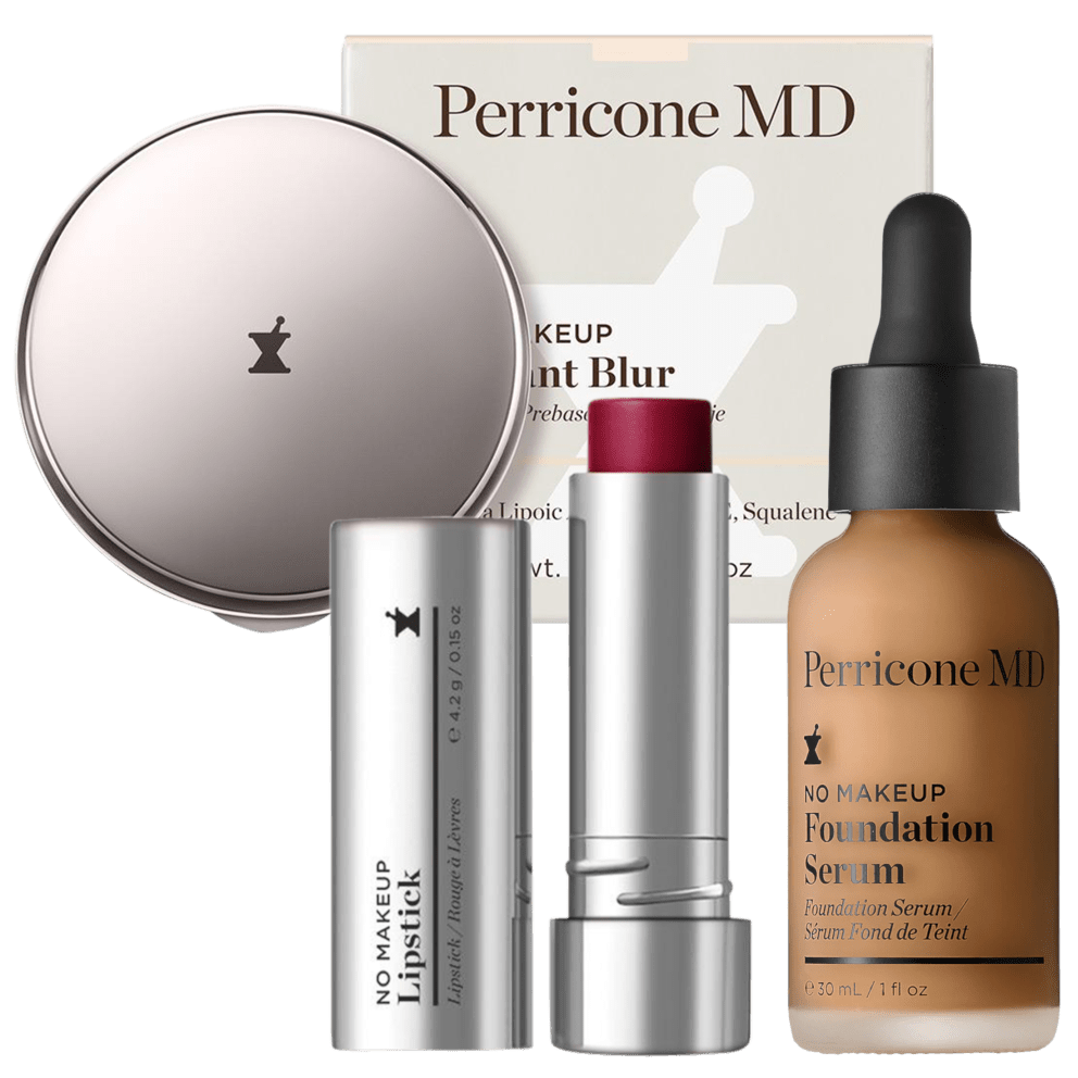 Tan Serum & Wine Lipstick