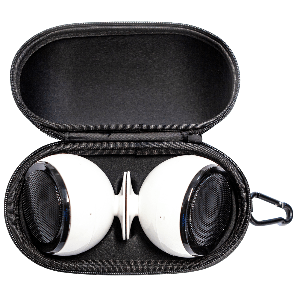 Includes a durable carrying case for easy portability